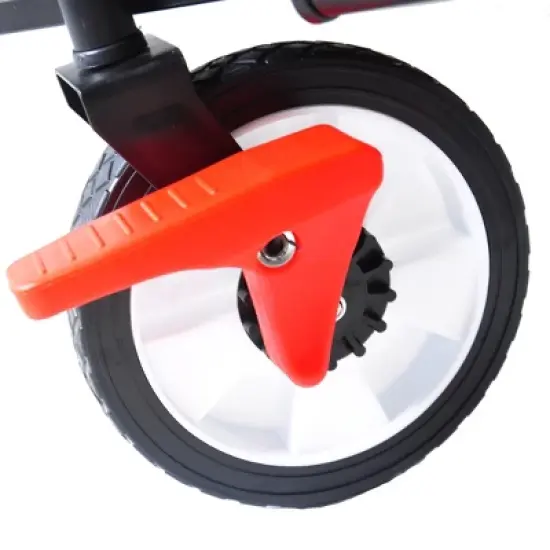 Racxily folding wagon Collapsible Outdoor Utility Wagon, Heavy Duty Folding Garden Portable Hand Cart, Drink Holder, Adjustable Handles image {9}