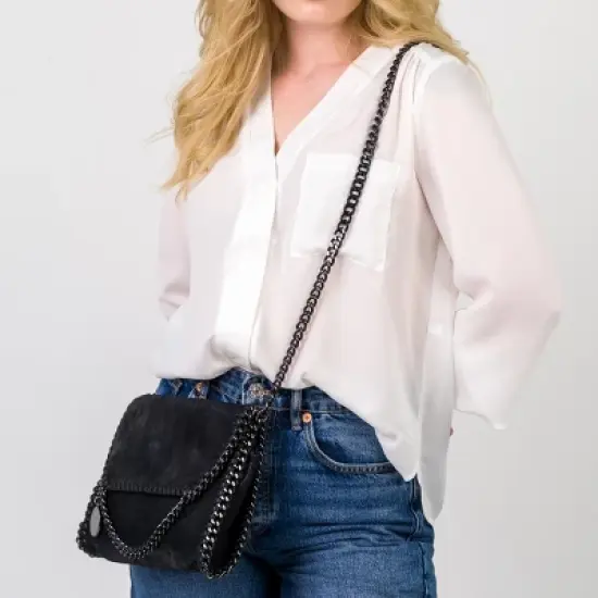 MERSI Alicia Detachable & Adjustable Chain Strap Crossbody Bag image {4}