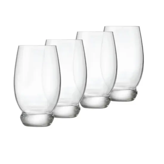 Luigi Bormioli Backdoor 20's DOF Whiskey Glasses - Set of 4, 15.25 Oz. Tumblers - Crafted in Italy with Ultra-Clear & Durable Lead-Free Crystal image {7}