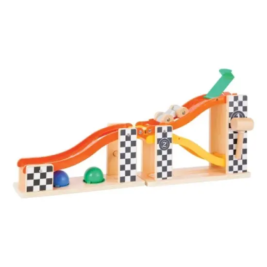 Small Foot Toddler Rally Hammering Marble Run image {2}