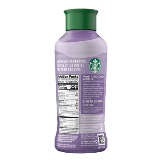 Starbucks Discoveries White Chocolate Mocha - 40 fl oz image {2}