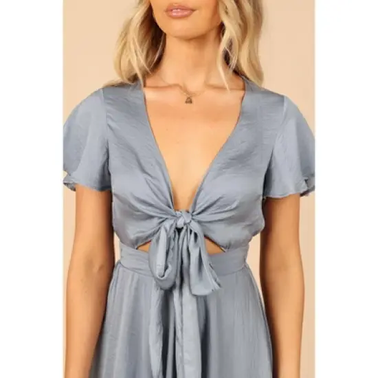 Petal and Pup Womens Amanda Hi Lo Tie Front Dress image {1}