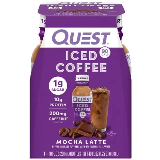 Quest Nutrition Iced Coffee Protein Shake - Mocha Latte image {8}