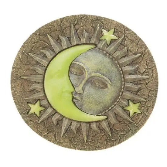 Plow & Hearth Celestial Glow-In-The-Dark Garden Stepping Stone image {1}