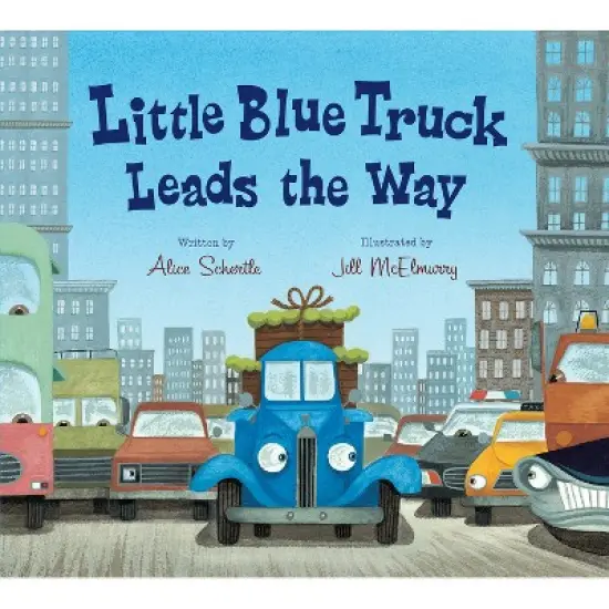 Little Blue Truck Leads the Way Padded Board Book - by Alice Schertle image {1}