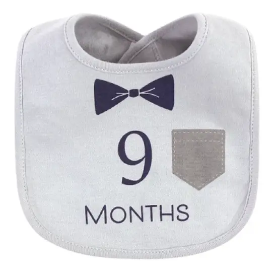 Hudson Baby Infant Boy Cotton Bibs 12pk, Brand New, One Size image {9}