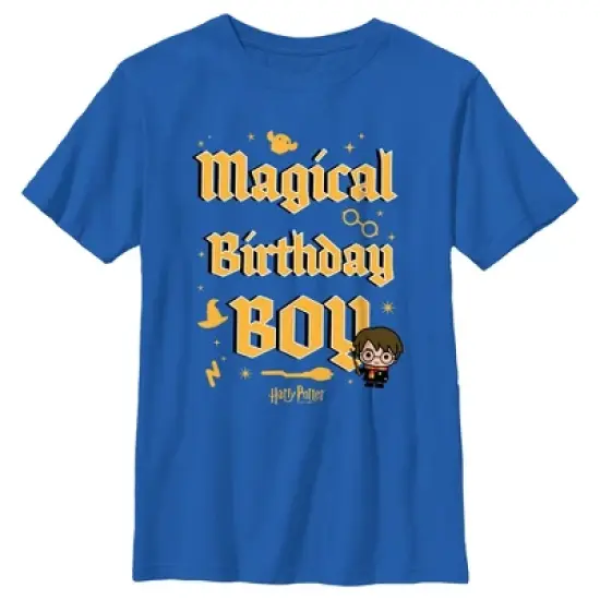 Boy's Harry Potter Magical Birthday Boy Icons T-Shirt image {4}