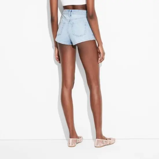 Women's High-Rise Micro Denim Shorts - Wild Fable&trade; image {2}