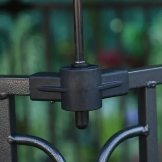 PawHut Heavy-Duty Outdoor Pet Cage Kennel with Weather-Resistant Polyester Roof, Locking Door, & Metal Frame image {5}