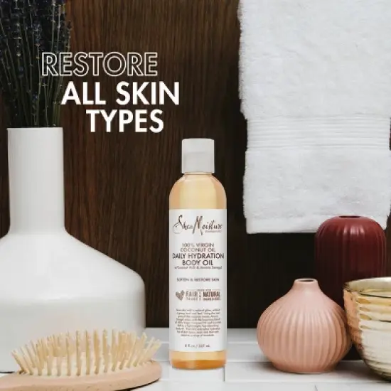 SheaMoisture Daily Hydration Coconut Body Oil - 8 fl oz image {3}