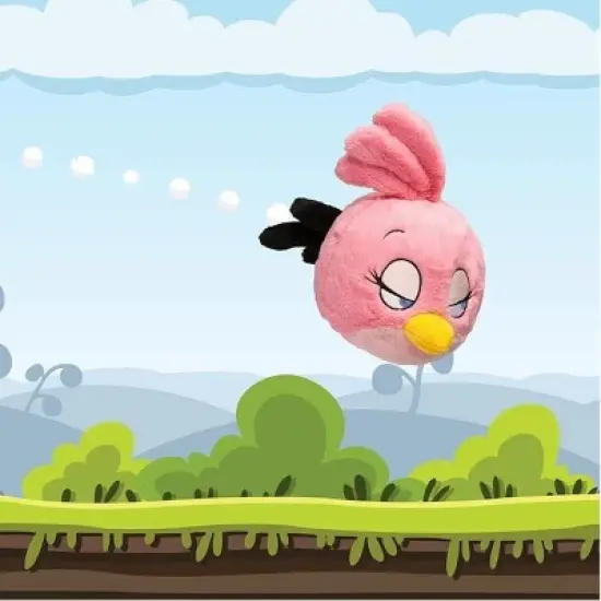 Mighty Mojo Angry Birds  Collectible Plush Doll Stella Pink 8" image {1}