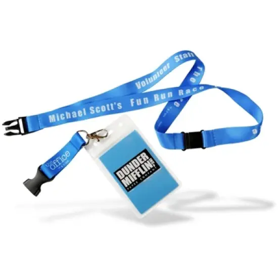 Just Funky The Office Fun Run Race For The Cure Lanyard & ID Badge | Raise Rabies Awareness image {1}