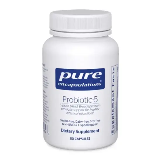 Pure Encapsulations - Probiotic-5 - Dairy and Soy Free Probiotic Blend to Support Immune and Gastrointestinal Health - 60 Capsules image {9}