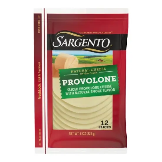 Sargento Natural Provolone Sliced Cheese - 8oz/12 slices image {8}