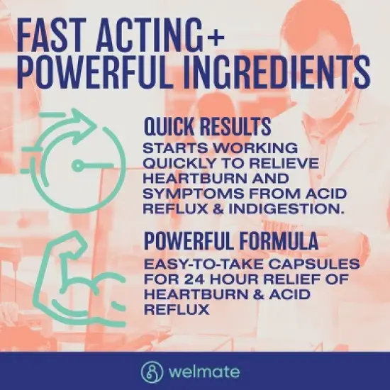 Heartburn Relief: Esomeprazole Magnesium 20mg provides all-day and night protection from frequent heartburn. image {3}