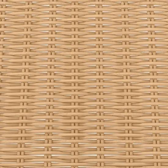 4pc Wicker Stack Armless Patio Dining Chairs Brown - Threshold&trade; image {4}