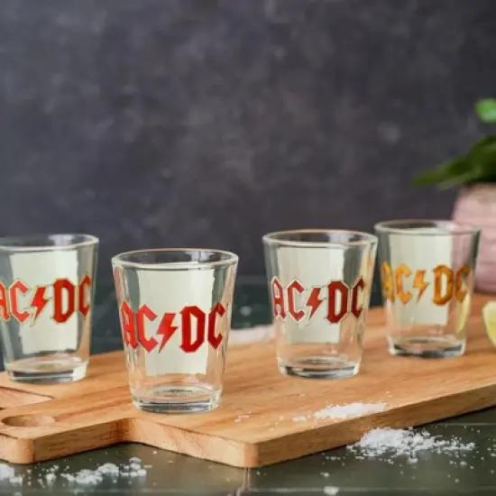 ICUP, Inc. AC/DC Icons 4-Piece 1.5oz Shot Glass Set image {7}