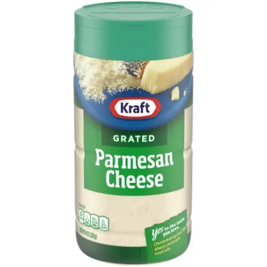 Kraft 100% Grated Parmesan Cheese 8oz image {9}