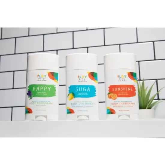 Play Pits Sonshine Kids' Natural Solid Deodorant - 2.65oz image {8}