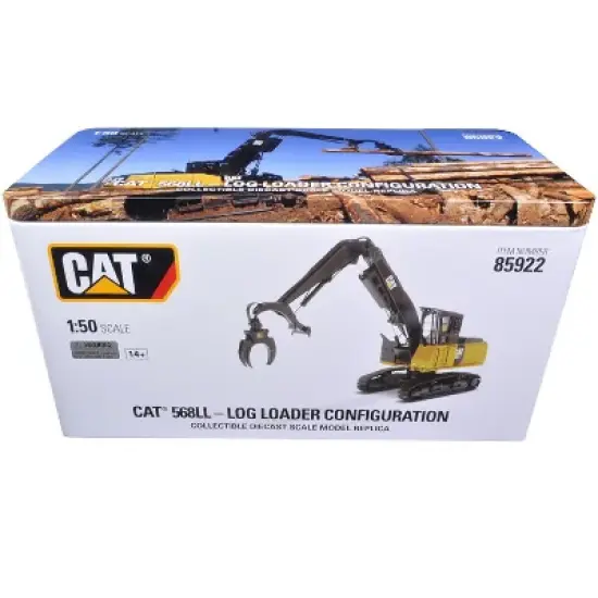 CAT Caterpillar 568 LL Log Loader with Operator "High Line Series" 1/50 Diecast Model by Diecast Masters image {2}