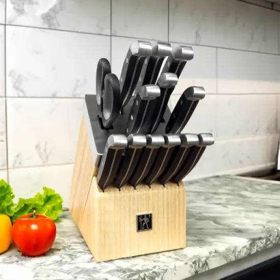 Henckels International Statement 14-pc Self-Sharpening Knife Block Set. - Natural image {1}
