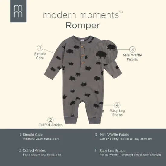 Modern Moments&trade; by Gerber Baby Boys' Romper image {5}