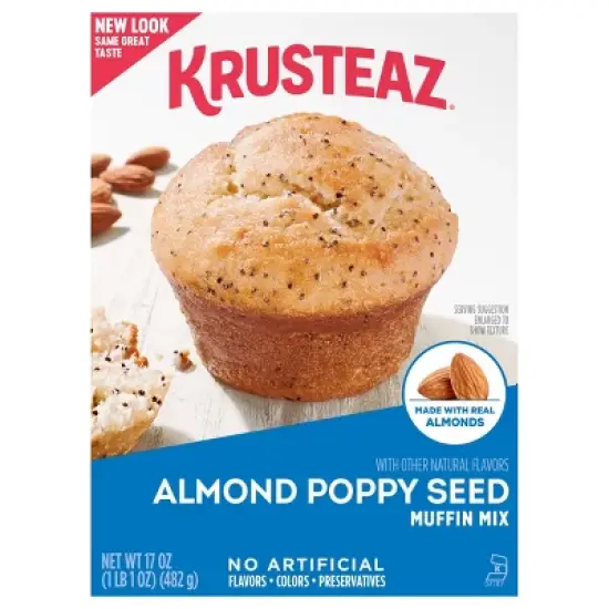 Krusteaz Almond Poppy Seed Muffin Mix, 17 OZ image {8}