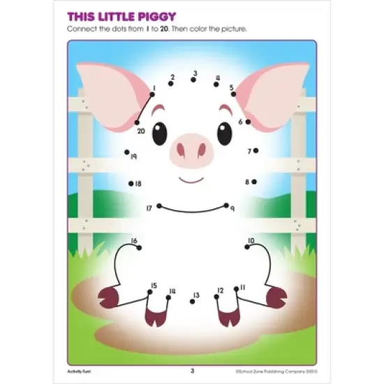 School Zone Activity Fun! Write & Reuse Workbook - (Paperback) image {2}