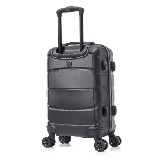 DUKAP Sense Lightweight Hardside Carry On Spinner Suitcase - Black image {4}