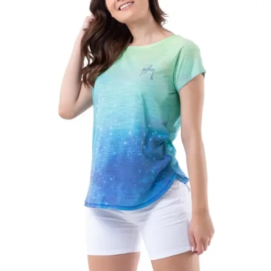 Guy Harvey Women's Southern Vibes Poly/Rayon Slub Tee image {4}