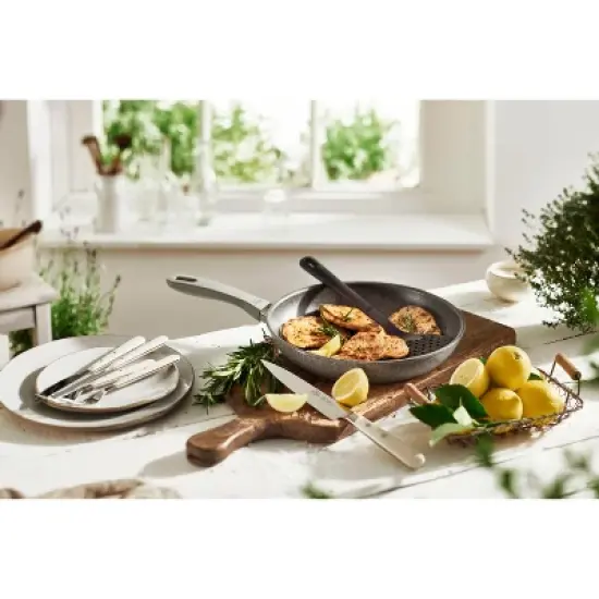 BALLARINI Parma Plus by HENCKELS 2-pc Aluminum Nonstick Fry Pan Set, Made in Italy image {1}