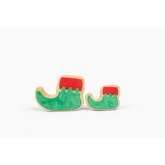 Midlee Elf Shoe Sugar Cookie Dog Toy image {1}