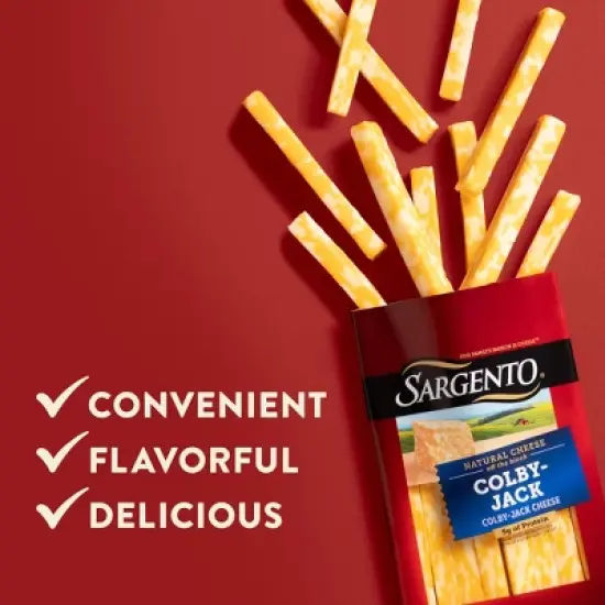 Sargento Natural Colby-Jack Cheese Sticks - 9oz/12ct image {2}