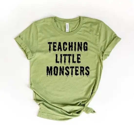 Simply Sage Market Women's Teaching Little Monsters Short Sleeve Graphic Tee image {2}