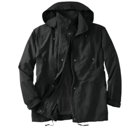 KingSize Men's Big & Tall Fleece-lined Taslan Anorak image {3}