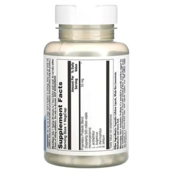 KAL Acidophilus Probiotic-4, 100 VegCaps image {1}