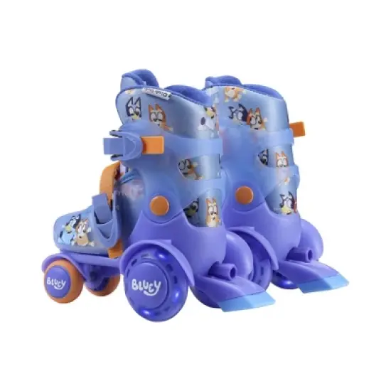 Bluey Kids Trainer Skates - Light Up Wheels, ABEC 5 Bearings, Durable PVC Material image {4}