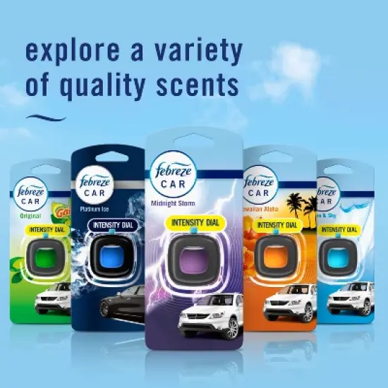 Febreze Car Air Freshener - Midnight Storm - 0.06 fl oz image {8}