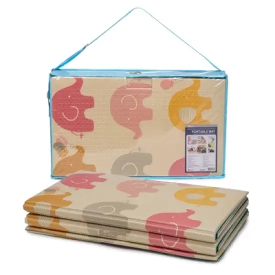 Parklon Little Elephant Folding Baby Play Mat image {1}