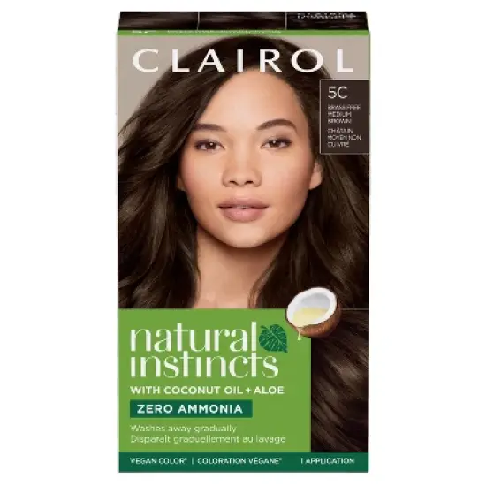 Natural Instincts Clairol Demi-Permanent Hair Color Cream Kit - Brown image {13}