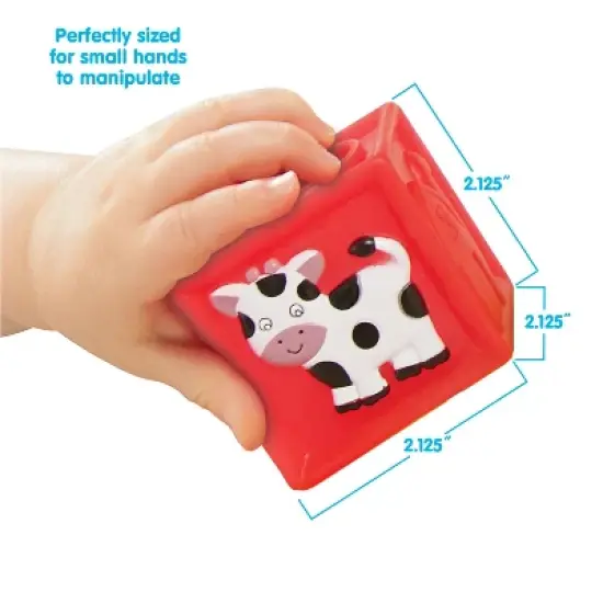 Kidoozie Squeak 'n Stack Blocks for Infants and Toddlers ages 6-24 months image {3}