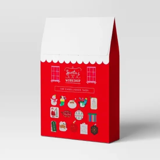 100ct Christmas Tie-On Gift Tags Classic Icons Multi-Pack - Wondershop&trade; image {2}