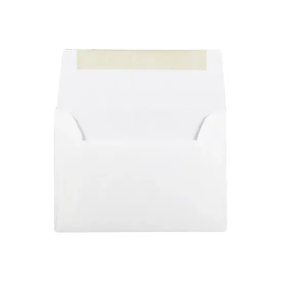 JAM Paper A7 Invitation Envelopes 5.25" x 7.25" White Bulk 500/Box 73767D image {1}