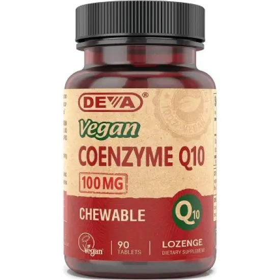 Deva Vegan Coenzyme Q10 100 mg 90 Tablets image {3}