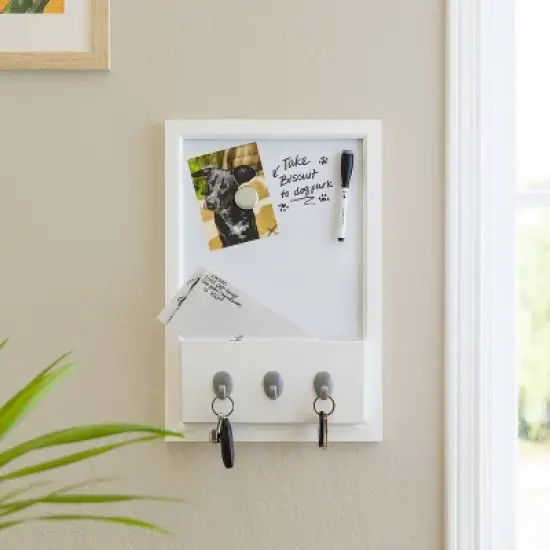 U Brands 12"x17.75" Organization System Dry Erase Board with Cubbies image {4}