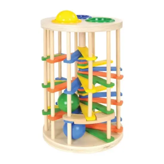 Kaplan Early Learning Wooden Spiral Hammer Tower image {2}