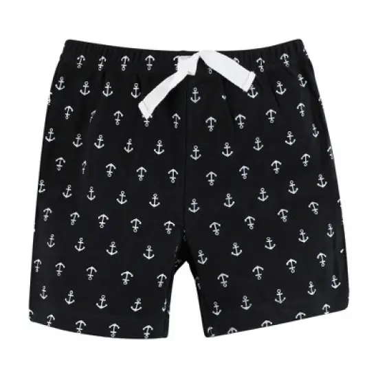 Hudson Baby Boy Shorts Bottoms 4-Pack, Pirate image {4}