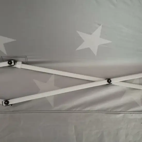 Outsunny 10' x 10' Pop Up Canopy Tent with 1 Sidewall, Carry Bag, Adjustable Height, Instant Shelter Tent for Backyard, Garden, and Patio image {4}