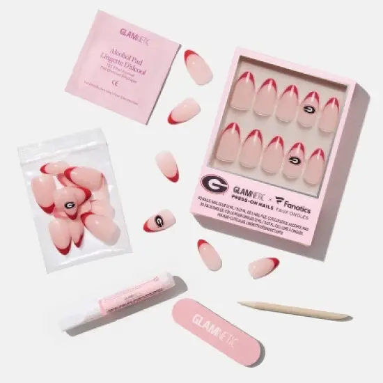 Glamnetic x Fanatics Georgia Bulldogs Press-On Nails - 30ct - Ulta Beauty image {3}
