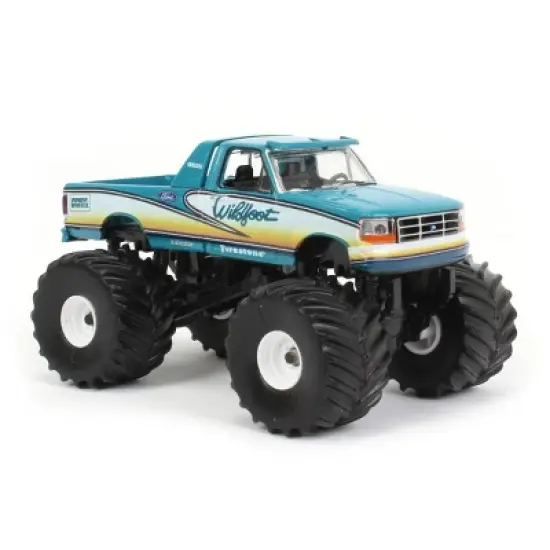 Greenlight Collectibles 1/64 1993 Ford F-250 Wildfoot Monster Truck Kings of Crunch Series 11 49110-F image {1}